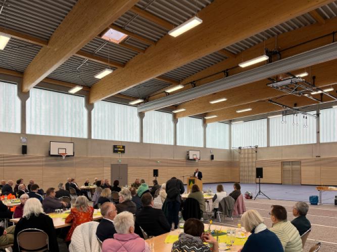 Einweihung Sporthalle Trappenkamp